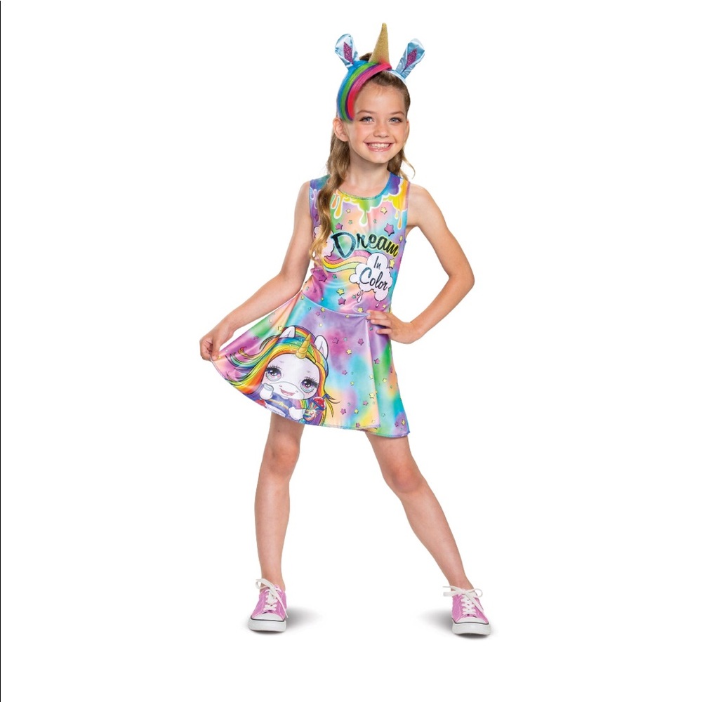 New unicorn rainbow dress